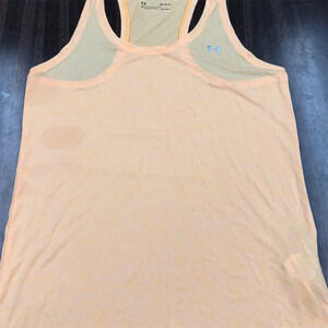 Under Armour‎ Women's Orange HeatGear Tank Top Size M Activewear